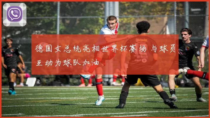 德国女总统亮相世界杯赛场 与球员互动为球队加油